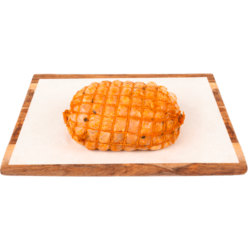 Foto van DekaVers Kiprollade gekruid en gemarineerd op witte achtergrond