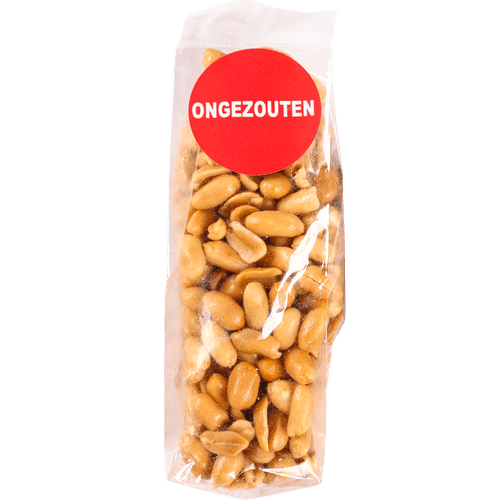 Foto van DekaMarkt Pindas ongezouten op witte achtergrond