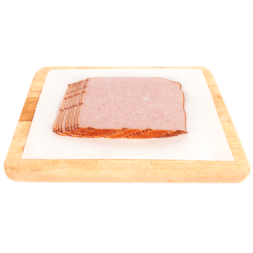 Foto van DekaVers Gegrild gehakt op witte achtergrond