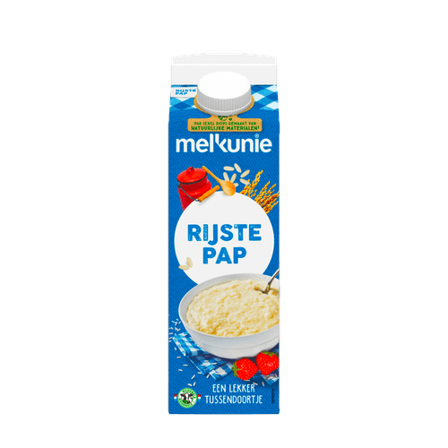 Foto van Melkunie Rijstepap op witte achtergrond