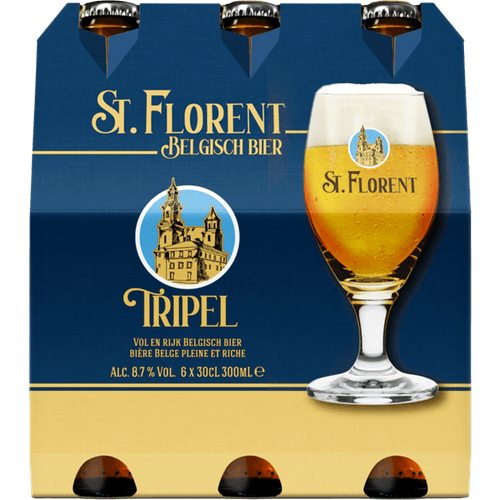 Foto van St.Florent Tripel 6x300ml op witte achtergrond