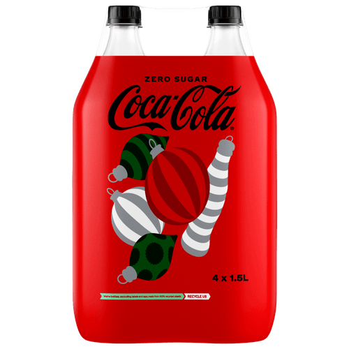 Foto van Coca-Cola Zero op witte achtergrond