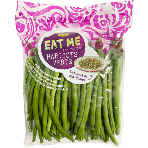 Foto van Eat Me Haricot verts op witte achtergrond