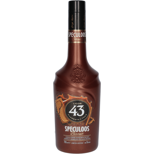 Foto van Licor 43 Speculoos biscuit op witte achtergrond