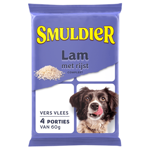 Foto van Smuldier Lam-rijst compleet op witte achtergrond