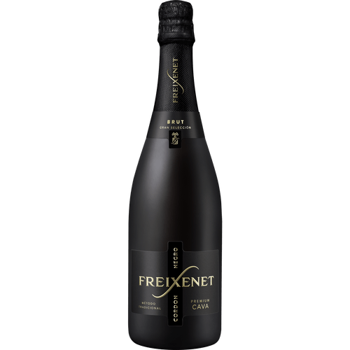 Foto van Freixenet Cava Cordon Negro op witte achtergrond