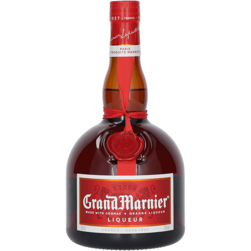 Foto van Grand Marnier Rouge op witte achtergrond