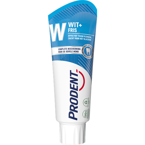 Foto van Prodent Tandpasta white & strong op witte achtergrond