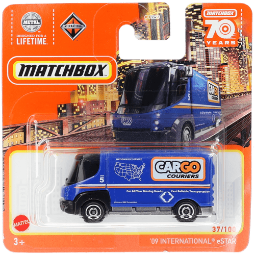 Foto van Matchbox auto op witte achtergrond