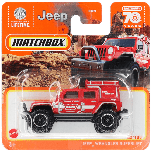 Foto van Matchbox auto op witte achtergrond