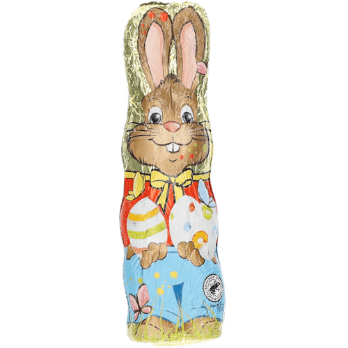 Foto van Abs Paashaas holfiguur cacaofantasie op witte achtergrond