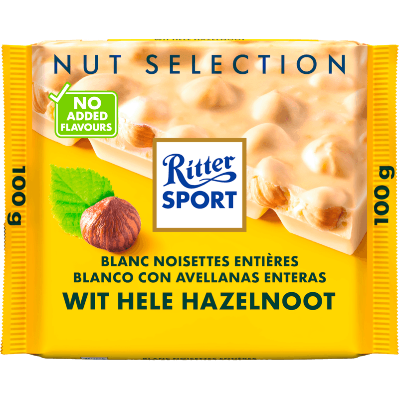 Ritter Sport Wit hele hazelnoot