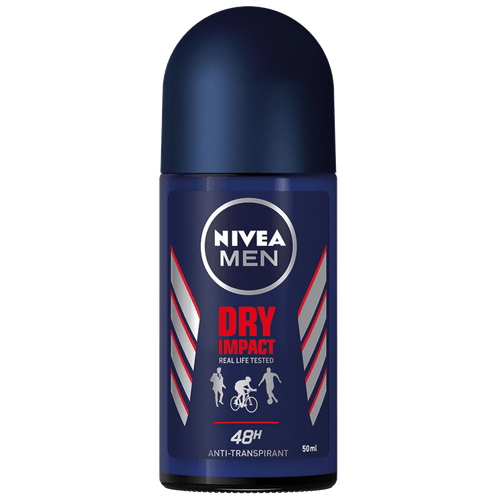 Foto van Nivea Deodorant men dry impact op witte achtergrond
