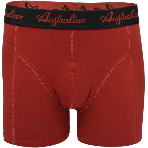 Foto van Australian herenboxershorts op witte achtergrond