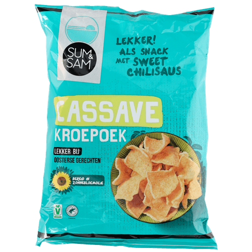 Foto van Sum & Sam Cassave op witte achtergrond