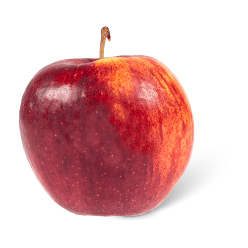 Foto van Hollandse Jonagold op witte achtergrond