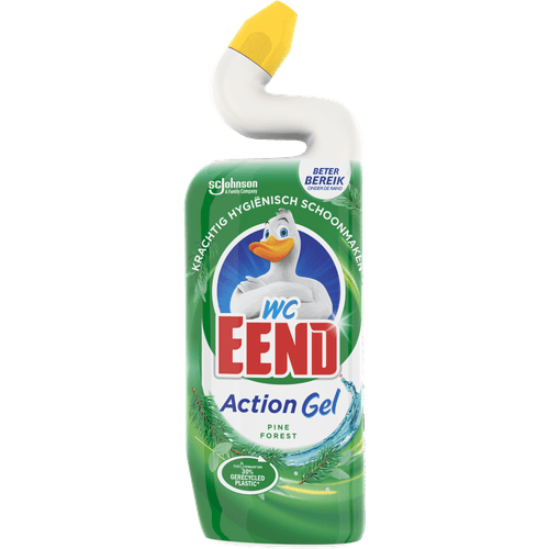 Foto van WC-Eend Toiletreiniger extra parfum pine fresh op witte achtergrond