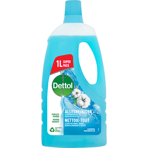 Foto van Dettol Allesreiniger katoenfris op witte achtergrond