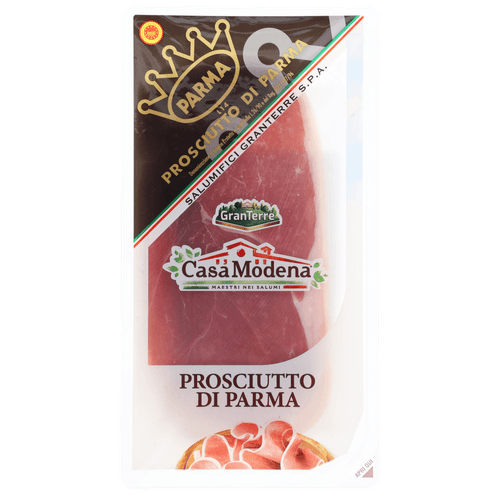 Foto van Casa Modena Parmaham op witte achtergrond
