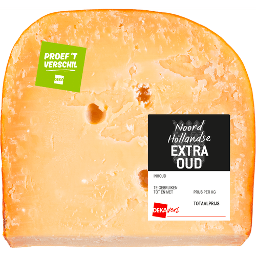 Foto van DekaVers Extra belegen stuk op witte achtergrond