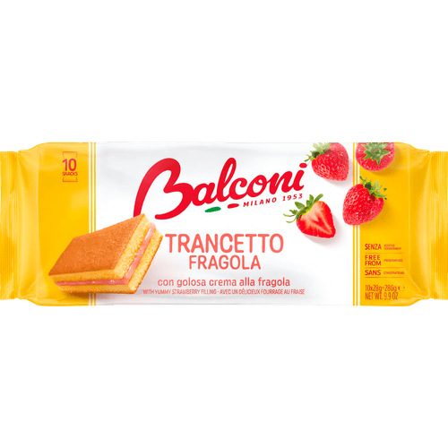 Foto van Balconi Trancetto aardbei op witte achtergrond