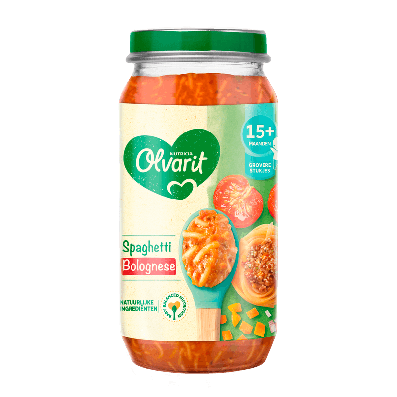 Olvarit Spaghetti bolognese 15m+