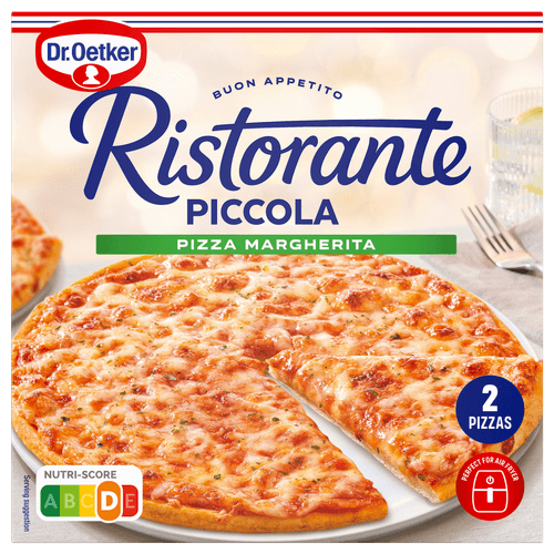 Foto van Dr. Oetker Piccola margherita op witte achtergrond