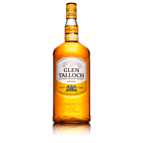 Foto van Glen Talloch Whisky op witte achtergrond