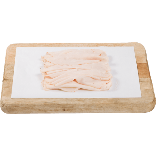 Foto van DekaVers Kipfilet flinterdun op witte achtergrond