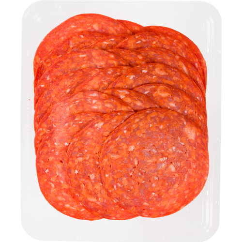 Foto van DekaVers Chorizo op witte achtergrond