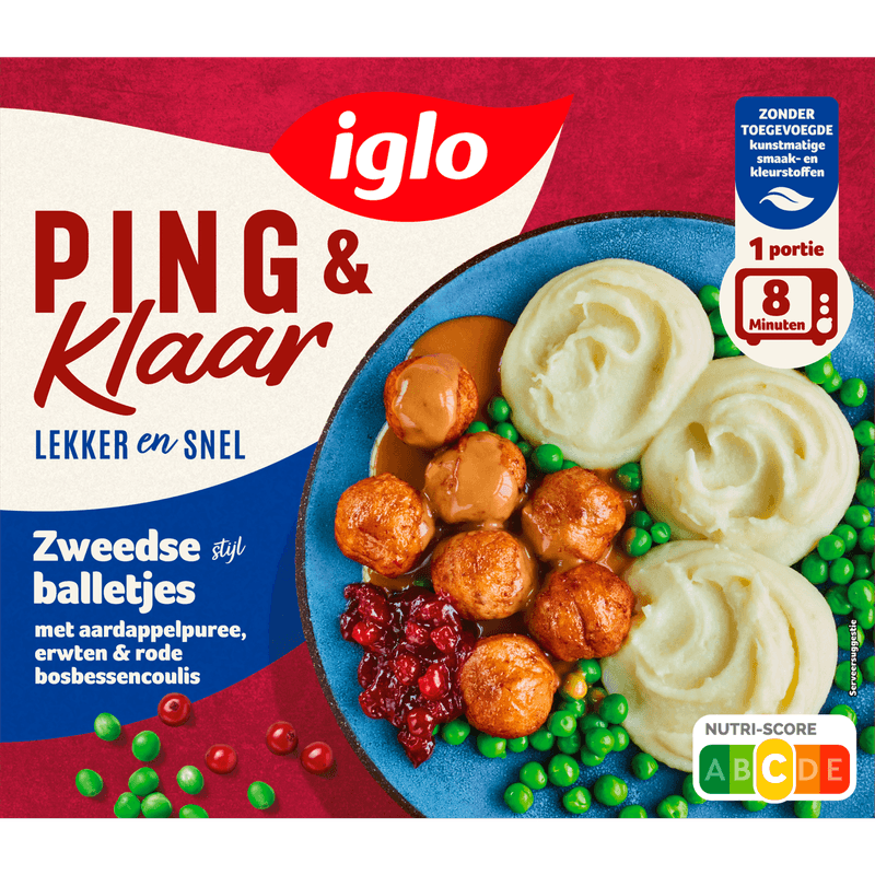 Iglo Zweedse balletjes ping & klaar