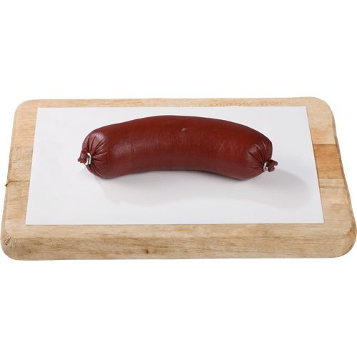 Foto van DekaVers Paardenworst op witte achtergrond