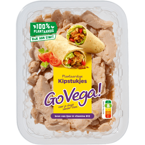 Foto van Go Vega Kipstukjes op witte achtergrond