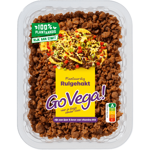 Foto van Go Vega Rulgehakt op witte achtergrond