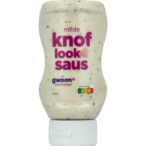 Foto van G'woon Knoflooksaus op witte achtergrond