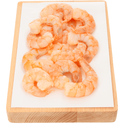 Foto van Wokgarnalen naturel groot op witte achtergrond