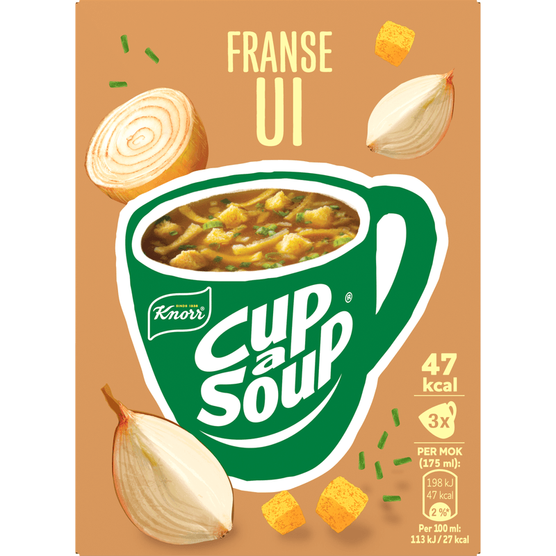 Knorr Cup-a-soup franse ui 3 st.