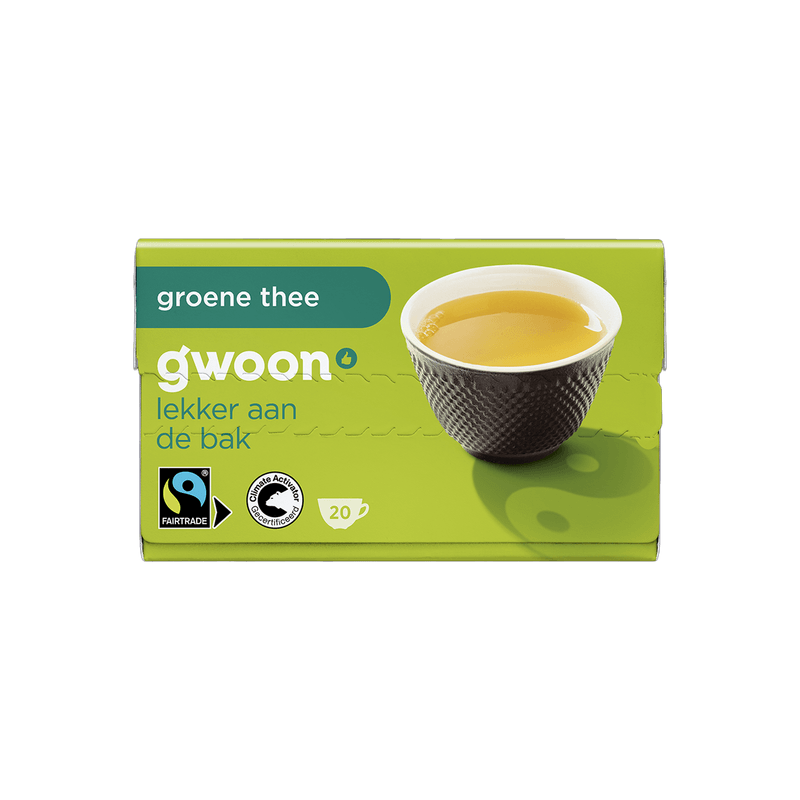 G'woon Groene thee puur 20 zk.