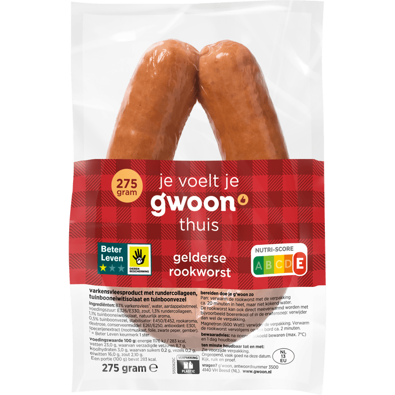 G'woon Gelderse rookworst