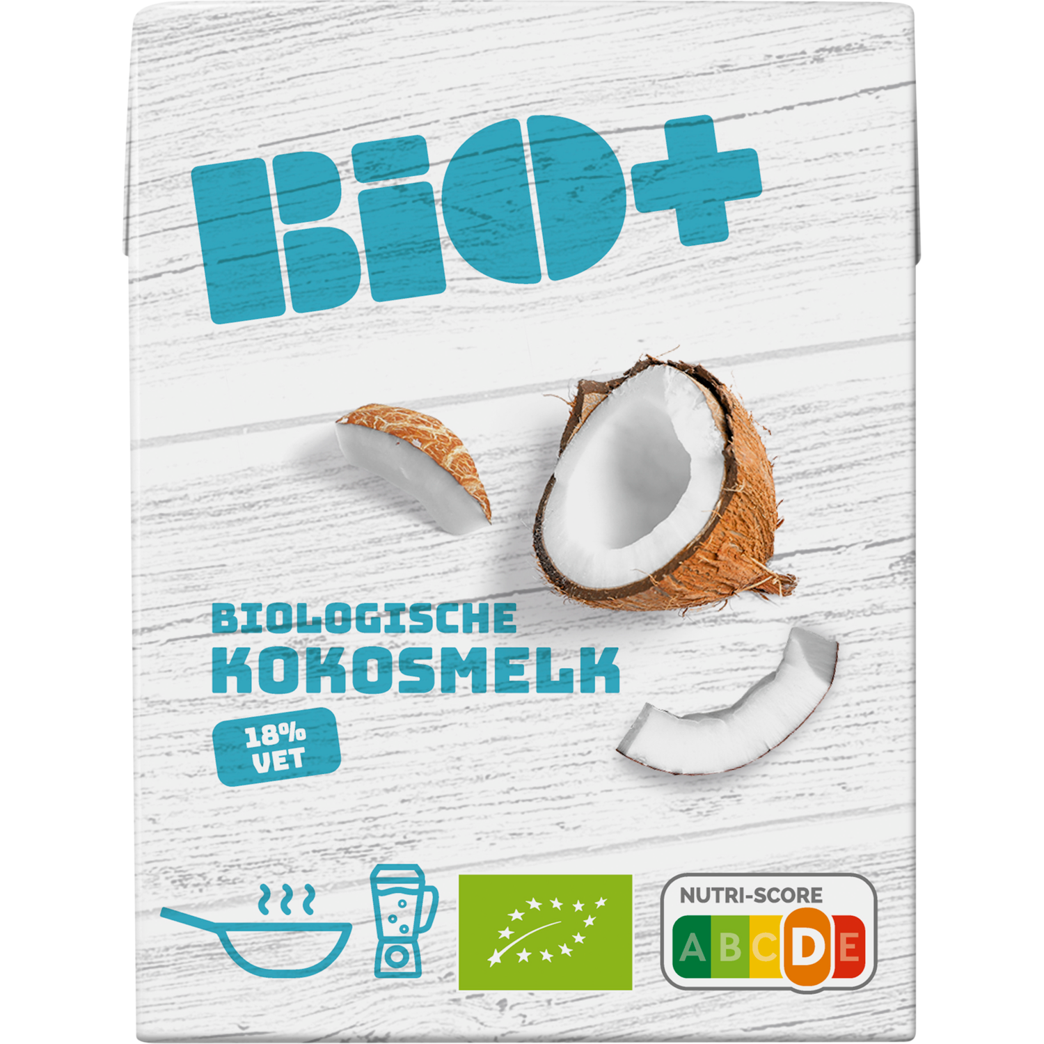Bio+ Kokosmelk 18% vet