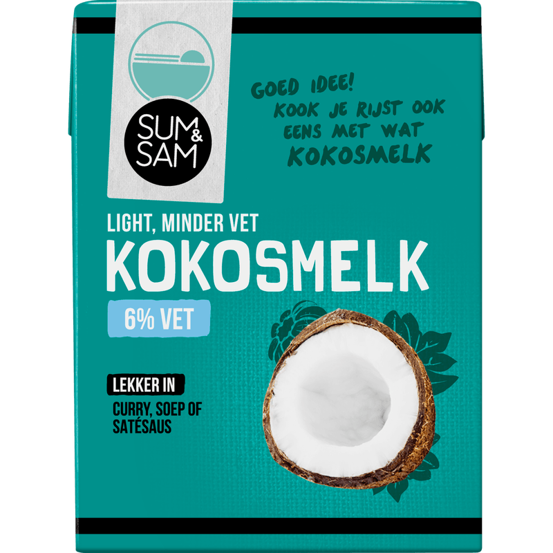 Sum & Sam Kokosmelk 6% vet
