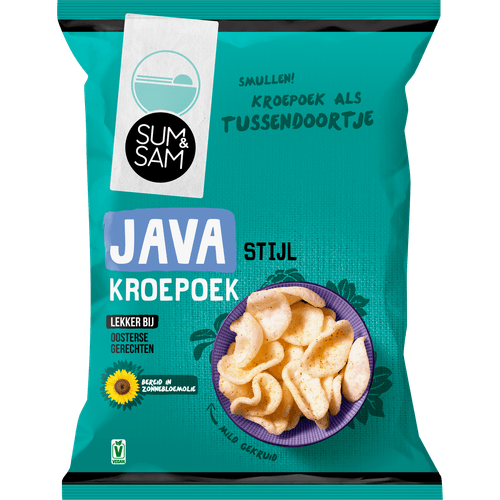 Foto van Sum & Sam Kroepoek java op witte achtergrond