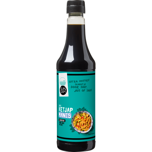 Foto van Sum & Sam Ketjap manis op witte achtergrond