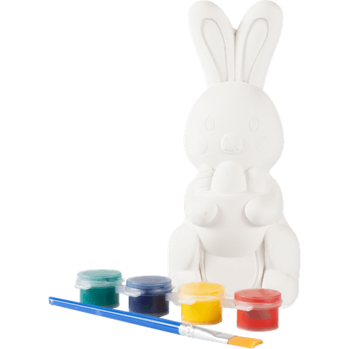 Foto van Schilderset pasen op witte achtergrond