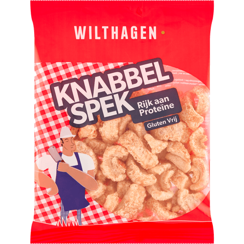 Foto van Wilthagen Knabbelspek op witte achtergrond