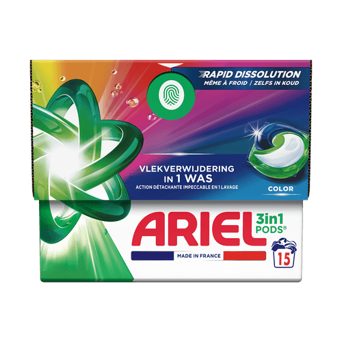 Foto van Ariel All-in-1 pods color op witte achtergrond
