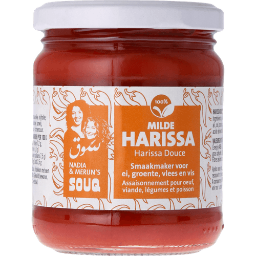 Foto van SOUQ Harissa mild op witte achtergrond