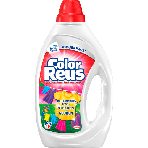 Foto van Witte Reus Vloeibaar wasmiddel wit 19 wasbeurten op witte achtergrond