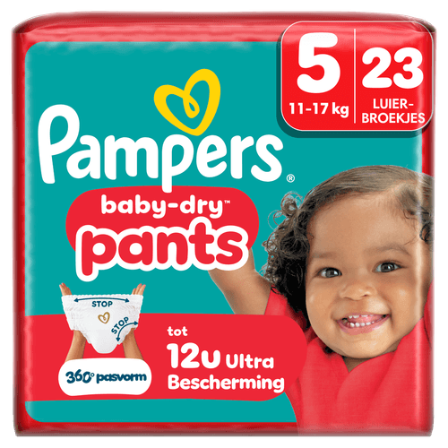 Foto van Pampers Baby-dry pants maat 5 op witte achtergrond