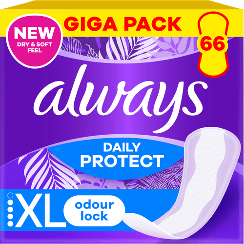 Foto van Always Inlegkruisjes extra protection extra long op witte achtergrond
